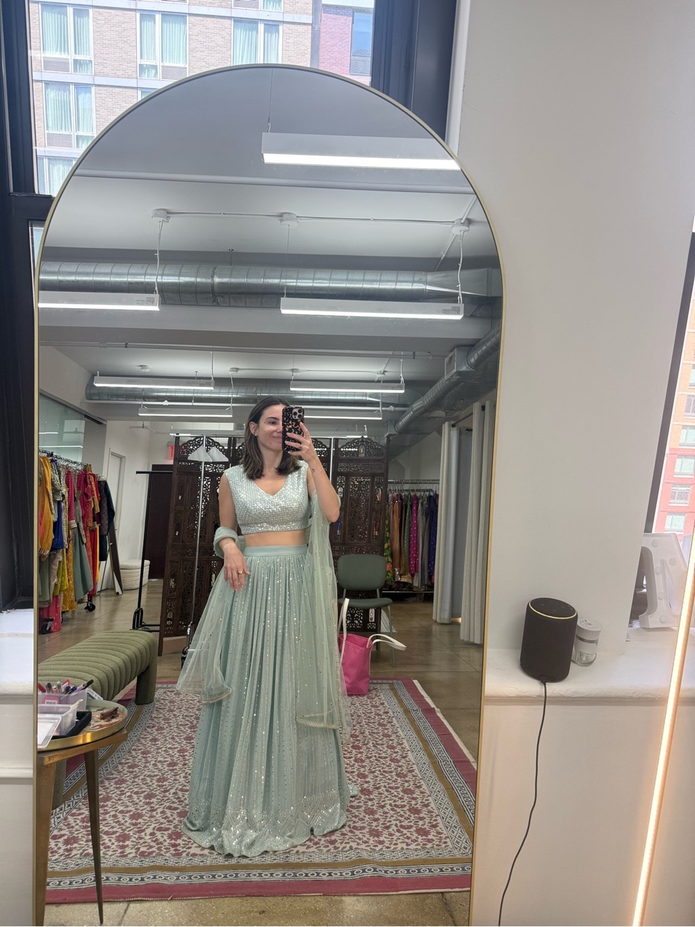 Icy Blue Lehenga